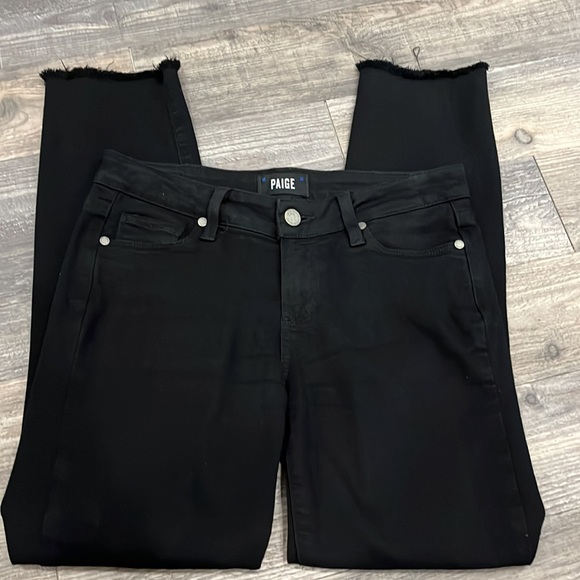 Paige Verdugo Ultra Skinny Black Jeans - Picture 4 of 10